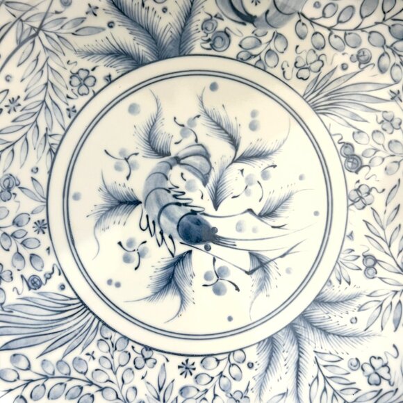 Japanese Hand Crafted & Painted 15.5" Diameter Porcelain Plate! - Picture 4 of 10